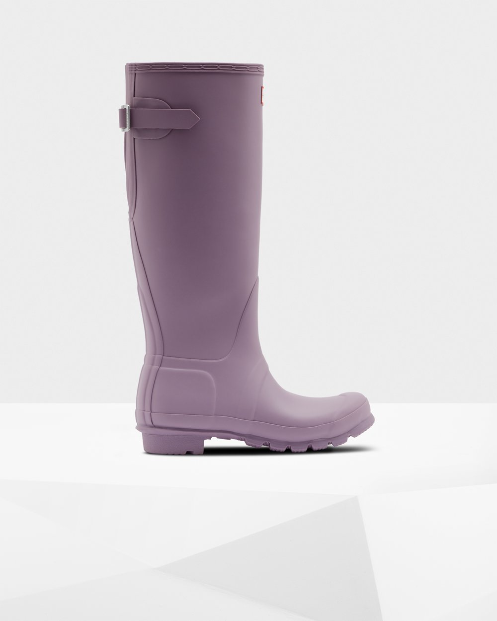 Womens Hunter Tall Rain Boots Purple - Original Back Adjustable - 5187034-BO